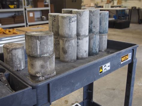 concrete test samples